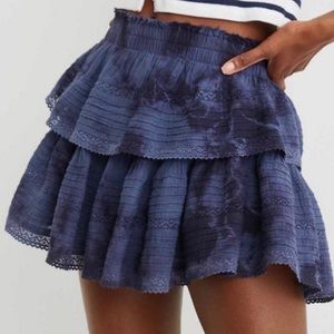 Aerie ruffle skirt